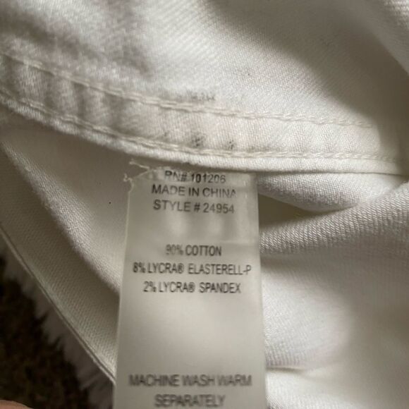 Soft Surroundings Pull On Pants White Elastic Waist Womens Size XL - Picture 6 of 6